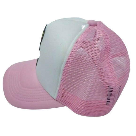 Dream Catcher Hat Meshback Snapback Baseball Hat (Pink) - Picture 4 of 7